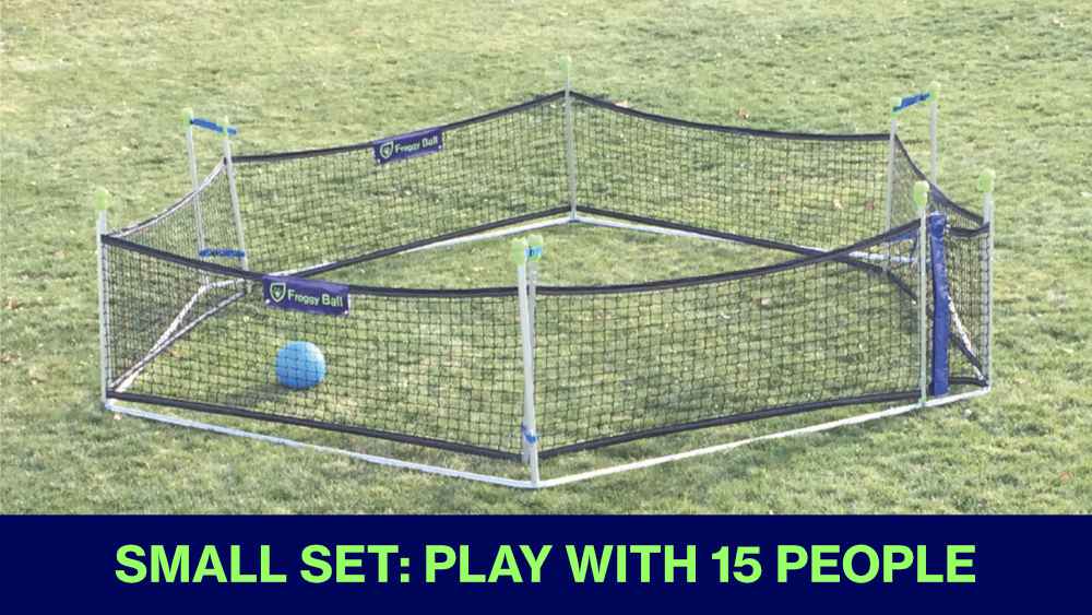 portable gaga ball pit with net